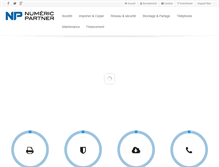Tablet Screenshot of numeric-partner.fr